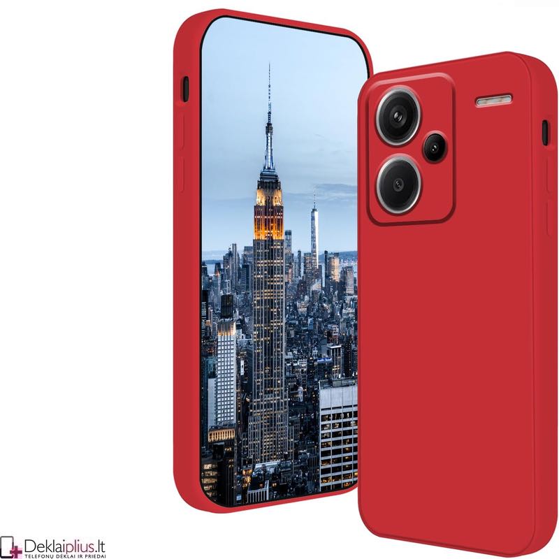Liquid Air silikoninis dėklas su kameros apsauga - raudonas (Xiaomi Redmi Note 13 Pro Plus) Liquid Air silikoninis dėklas su kameros apsauga - raudonas (Xiaomi Redmi Note 13 Pro Plus)